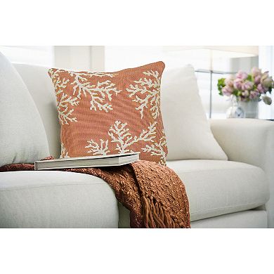 Liora Manne Marina Coral Edge Indoor/Outdoor Pillow