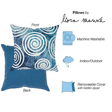 Liora Manne Visions IV Curl Indoor/Outdoor Pillow