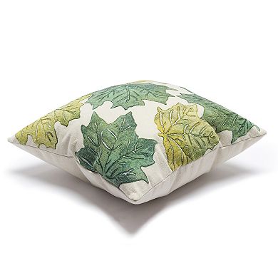 Liora Manne Visions IV Leaf Toss Indoor/Outdoor Pillow