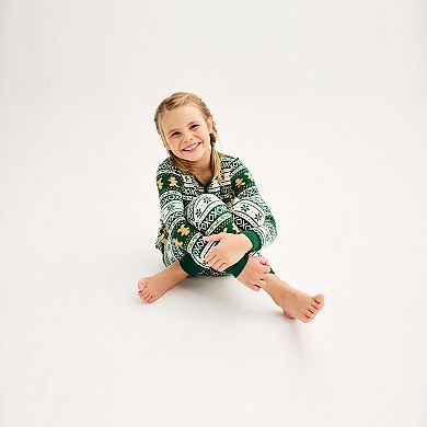 Girls 4-16 LC Lauren Conrad Jammies For Your Families® Fairisle Top & Bottoms Pajama Set