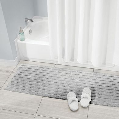 mDesign Soft 100% Cotton Bathroom Spa Mat Rugs/Runner, Set of 3