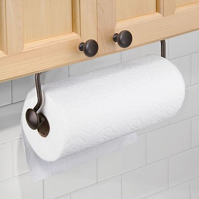 mDesign Wall Mount / Under Cabinet Paper Towel Holder