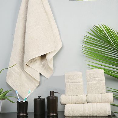 Micro Cotton Rejuvenate Stripe 6-piece Towel Set
