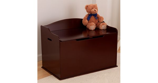 kidkraft austin toy box grey fog