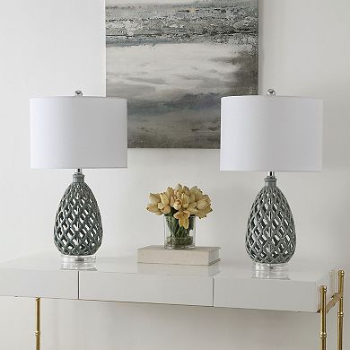 Safavieh Quin Table Lamp 2-Piece Set