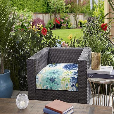 Sorra Home Gardenia Seaglass Outdoor/Indoor Corded Deep Seating Cushion