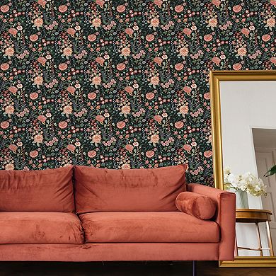 RoomMates Waverly Fiona Floral Peel & Stick Wallpaper