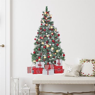 RoomMates Christmas Tree Peel & Stick Wallpaper