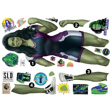 Marvel She-Hulk Wall Decals 23-piece Set by RoomMates