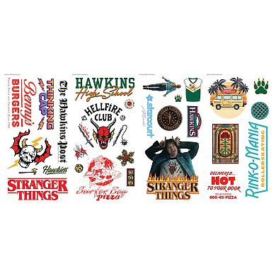 Netflix Stranger Things Wall Decals 28-piece Set by RoomMates