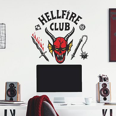 Netflix Stranger Things Hellfire Club Wall Decals 17-piece Set by RoomMates