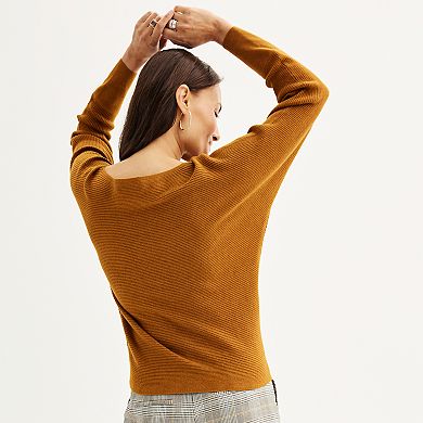 Women's Nine West Dolman Ribbed Sweater