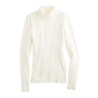 Women's Nine West Ribbed Turtle Neck Sweater