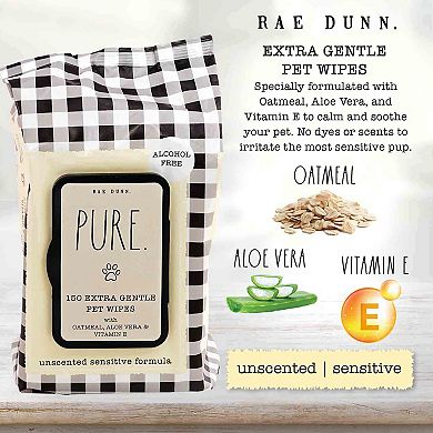 Rae Dunn PURE. Unscented Pet Wipes