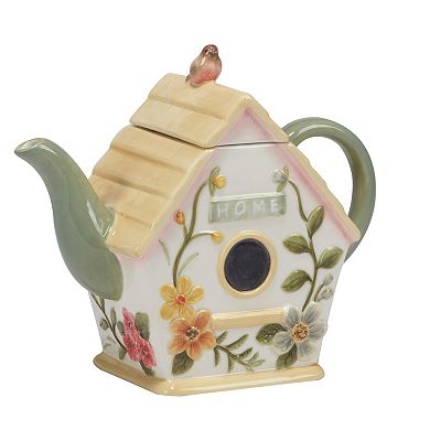 Certified International Nature's Song 3D Teapot