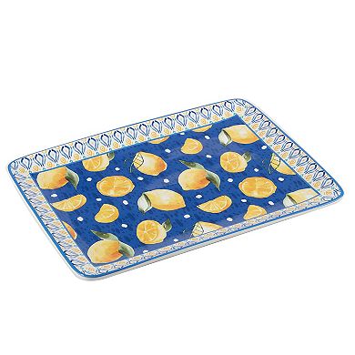 Certified International Lemonade Rectangle Platter