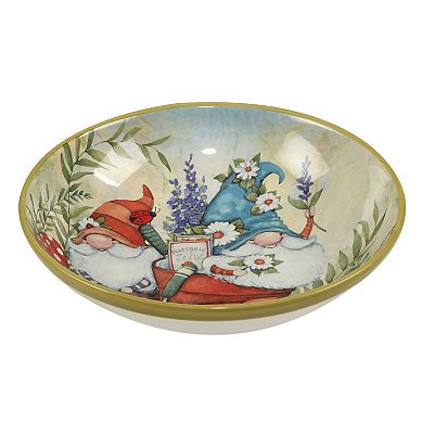 Certified International Garden Gnomes Serve / Pasta Bowl