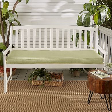 Sorra Home Outdoor/Indoor Corded Bench Cushion - 47.5 x 18