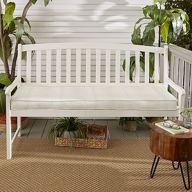 Sorra Home Moonbeam 60-in. Indoor Outdoor Corded Bench Cushion