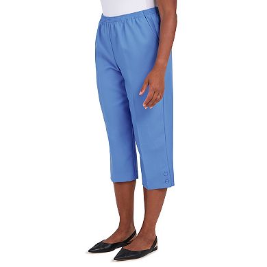 Petite Alfred Dunner Classic Fit Capri Pants