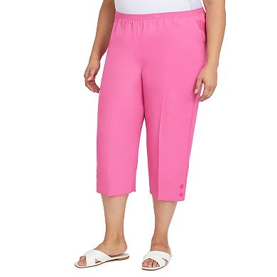 Plus Size Alfred Dunner Classic Capri Pull-On Pants