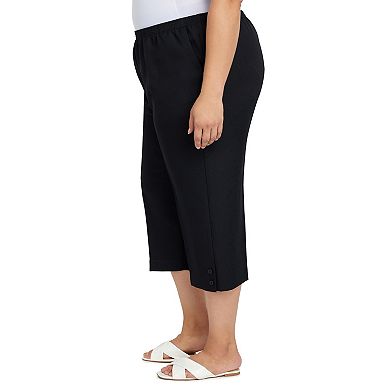 Plus Size Alfred Dunner Classic Capri Pull-On Pants