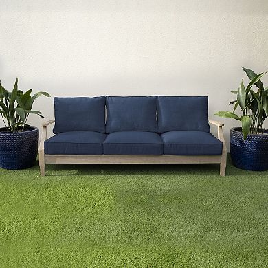 Sorra Home Outdoor/Indoor Deep Seating Sofa Cushion Set - 25 x 25