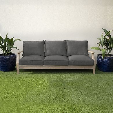Sorra Home Outdoor/Indoor Deep Seating Sofa Cushion Set - 30 x 27