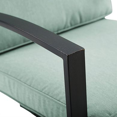 Crosley Kaplan Outdoor Bistro Patio Chair & End Table 3-piece Set