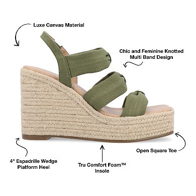 Journee Collection Santorynn Tru Comfort Foam™ Women's Wedge Sandals