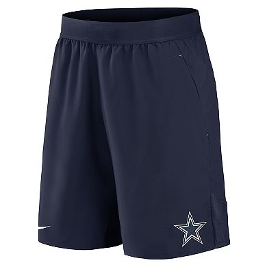 Men's Nike Navy Dallas Cowboys Stretch Woven Shorts