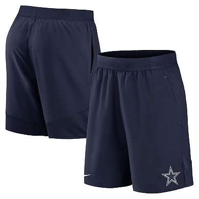 Men's Nike Navy Dallas Cowboys Stretch Woven Shorts