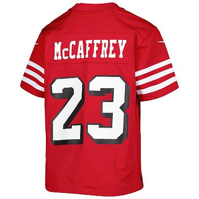 Youth Nike Christian McCaffrey Scarlet San Francisco 49ers Game Jersey