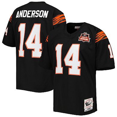 Men's Mitchell & Ness Ken Anderson Black Cincinnati Bengals 1981 Authentic Retired Player Jersey