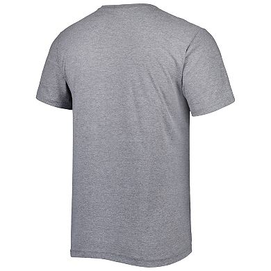 Men's Homage Gray Philadelphia Eagles Hyper Local Tri-Blend T-Shirt