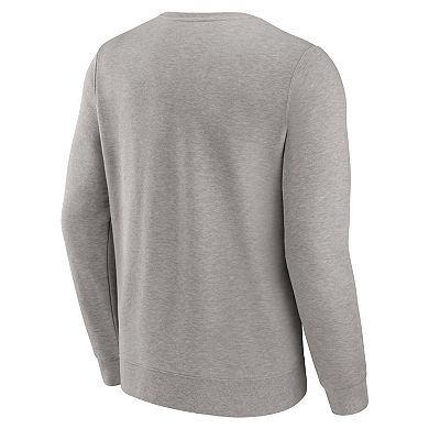 Men's Fanatics Branded Heather Charcoal Dallas Cowboys Playability Pullover Sweatshirt