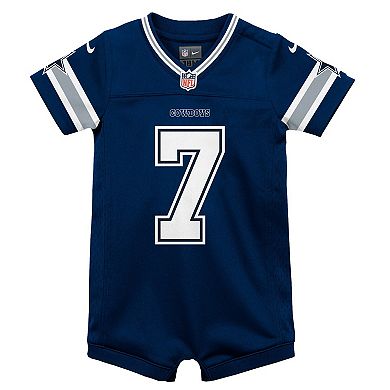 Infant Nike Trevon Diggs Navy Dallas Cowboys Game Romper Jersey