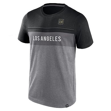 Men's Fanatics Branded Black/Gray LAFC Striking Distance T-Shirt