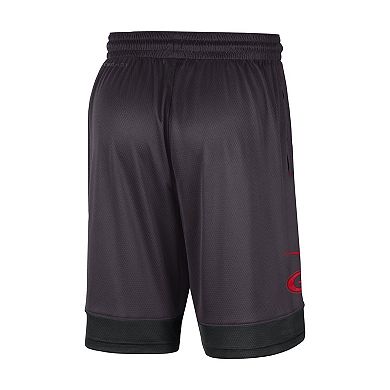 Men's Nike Charcoal Georgia Bulldogs Performance Fast Break Shorts