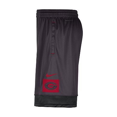 Men's Nike Charcoal Georgia Bulldogs Performance Fast Break Shorts