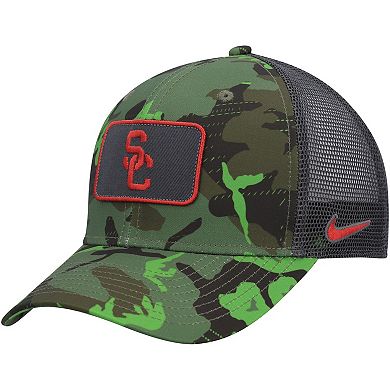 Men's Nike  Camo/Black USC Trojans Classic99 Veterans Day Trucker Snapback Hat
