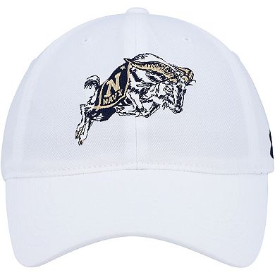 Men's Under Armour White Navy Midshipmen Classic Adjustable Hat