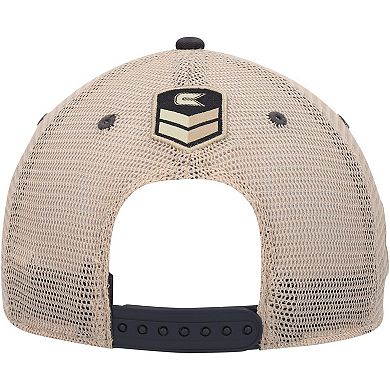 Men's Colosseum Charcoal Boise State Broncos OHT Military Appreciation United Trucker Snapback Hat