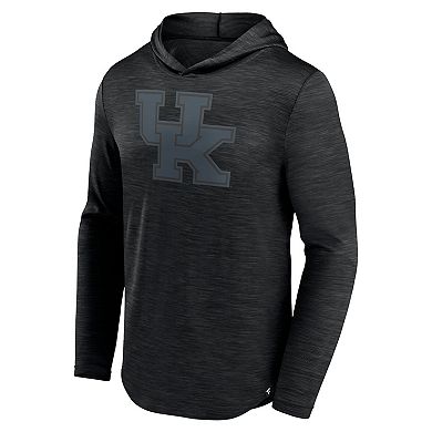 Men's Fanatics Branded Heather Black Kentucky Wildcats Transitional Hoodie T-Shirt