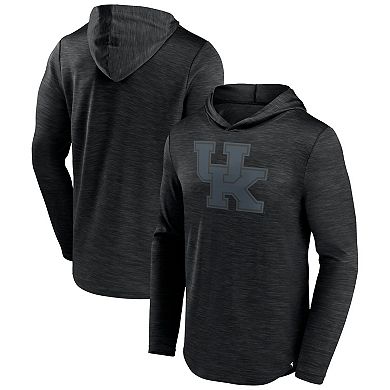 Men's Fanatics Branded Heather Black Kentucky Wildcats Transitional Hoodie T-Shirt