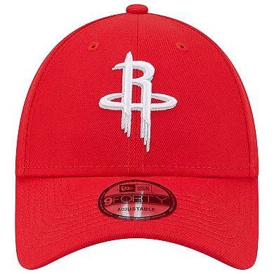 Men's New Era Red Houston Rockets The League 9FORTY Adjustable Hat