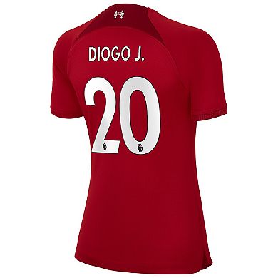 Women's Nike Diogo Jota Red Liverpool 2022/23 Home Breathe Stadium Replica Player Jersey