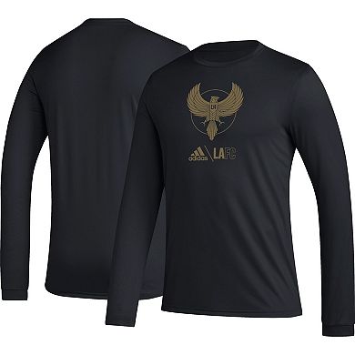 Men's adidas Black LAFC Icon Long Sleeve T-Shirt