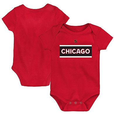 Infant Red Chicago Blackhawks Special Edition 2.0 Primary Logo Bodysuit
