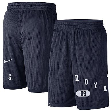 Men's Nike Navy Georgetown Hoyas Wordmark Performance Shorts